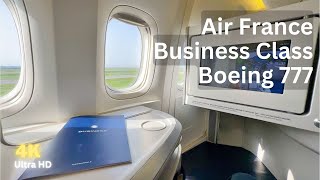 Air France Business Class Boeing 777  Paris to San Francisco  Full Experience  Review [upl. by Aryk]