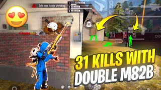 Emote One Tap Headshot With M82B 22 Kills Solo VS Squad  Garena Free Fire [upl. by Reel535]