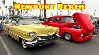 Classic Car and Truck Festival 2024 at Balboa Pier Newport Beach California [upl. by Samuel]