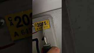 How to keep license plate sticker from getting stolen [upl. by Augie243]