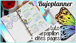 🦋 BULLET JOURNAL 2 On commence ensemble  tuto papillon [upl. by Tab378]