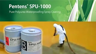 Pentens Pure Polyurea Spray Coating System SPU1000 [upl. by Cordey]