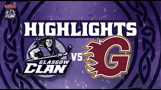 HIGHLIGHTS 200124  Glasgow Clan 0 Guildford Flames 0 [upl. by Litman379]