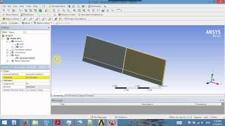 ANSYS Two Way Fluid Structure Interaction Part1 [upl. by Caresse]