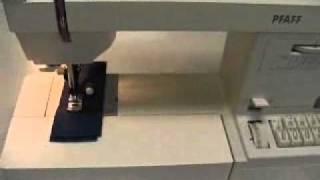 Pfaff 1151 Tipmatic Sewing Machine Demo [upl. by Notlrak]