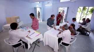 SETTING UP EVM IN POLLING STATION [upl. by Reywas]