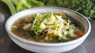 SOUPE DETOX MINCEUR amp ANTIFATIGUE à manger 2 X par semaine [upl. by Atalanti999]