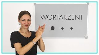 Betonung  Der Wortakzent im Deutschen Grundlagen [upl. by Cleasta]