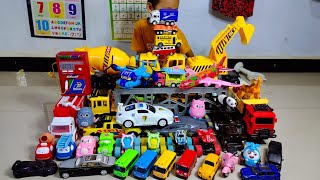 Mobil monster mobil truk tronton mobil mobilan mobil polisi tayo excavator pemadam kebakaran [upl. by Ellesor377]