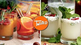 9 Christmas Party Cocktails Ideas  Holiday Cocktails  Christmas Recipes  Twisted [upl. by Eicul56]