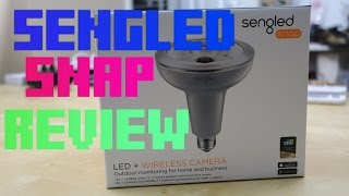 Sengled Snap 1080P HD Camera in An Outdoor Floodlight REVIEW [upl. by Sandra103]