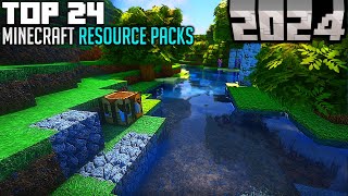 TOP 24 Best Minecraft Texture Packs for 2024 [upl. by Alig115]