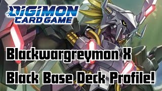 Black Base Blackwargreymon X Antibody Deck Profile for ST15BT14 [upl. by Circosta2]