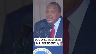 Uhuru Kenyattas best moments in Kenya♥️♥️ [upl. by Kimmy]