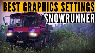 SnowRunner How to BOOST your FPS using graphics settings [upl. by Anerbes]