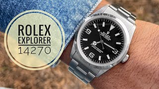 Rolex Explorer 14270  The Best OneWatch Collection Rolex versus Tudor and Omega [upl. by Leribag]