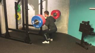 210 kg Klokov Squat T7610 [upl. by Lexerd]