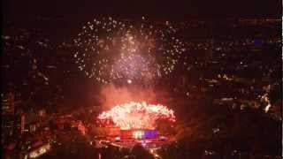 The Queens Diamond Jubilee concert Fireworks  London 2012  BBC One [upl. by Julissa]