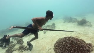 EARTH DAY DIARY – Badjao Spearfishermen Spearfishing in Bohol Philippines [upl. by Danielle]