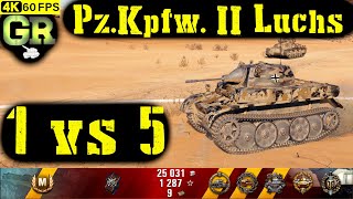 World of Tanks PzKpfw II Luchs Replay  7 Kills 15K DMGPatch 140 [upl. by Dinerman646]