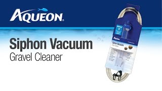 Aqueon  Siphon Vacuum Gravel Cleaners Use [upl. by Adnirb169]