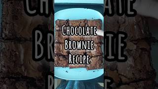 Chocolate brownie recipe The best gooiest brownies ever recipe brownies yummy shorts [upl. by Yeknarf725]