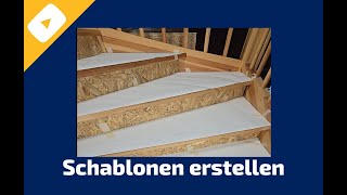 Schablonen für Treppen erstellen Treppe99 [upl. by Ihtak]