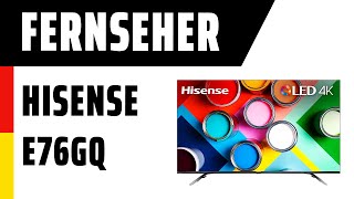 Fernseher Hisense 50E76GQ E76GQ  Deutsch [upl. by Hteb]