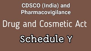 CDSCO and PharmacovigilanceDampC actschedule YpharmacovigilanceUnit5Sem8 cdsco scheduley dandc [upl. by Silloc]