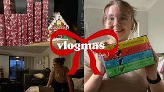 vlogmas day 1 the ballad of aircon and books 📚 [upl. by Notsnorb]