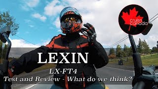 Lexin LXFT4 Motorcycle Bluetooth Intercom  Test and Review [upl. by Lardner]