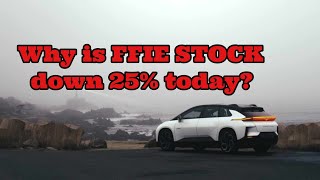 Why Is Faraday Future FFIE Stock Down 25 Today [upl. by Atsahc]