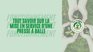 Vidéo mise en service dune presse à balle [upl. by Aeiram]