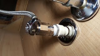 How to replace Shutoff valve on CPVC pipe Замена крана на пвх трубе [upl. by Hesketh103]