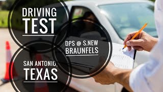 Driver License Driving Test Route at DPS office on S New Braunfels San Antonio TX [upl. by Sexton]