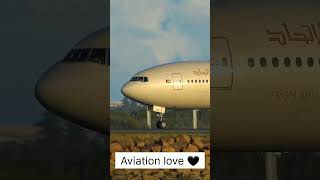 Etihad Boeing 777 Landing at Sydney Airport 🇭🇲✈ shorts [upl. by Eittel]