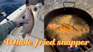 Best Whole Fried Snapper Recipe on the Internet [upl. by Cyrano]