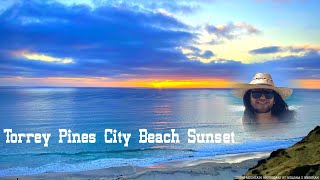 Torrey Pines City Beach Technicolor Sunset – La Jolla California [upl. by Kelly853]