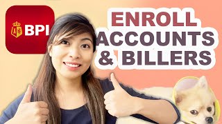 HOW TO Enroll Accounts amp Billers in the BPI Online App [upl. by Owens]