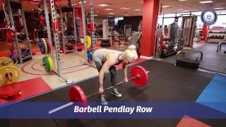 Barbell Pendlay Row [upl. by Sesilu913]