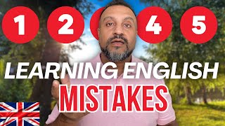 Biggest English Mistakes  The 5 BIGGEST Mistakes Made by English Learners [upl. by Rikki]