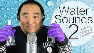 ASMR Ear to Ear  Water Sounds 2 wCountdown  MattyTingles [upl. by Javier]