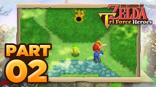 The Legend of Zelda Triforce Heroes  Part 02 Coop [upl. by Hareema155]