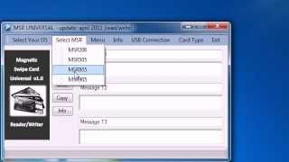 Msr USB Universal Software 10 [upl. by Aruam]