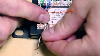 How to Punch Wires into Networking Patch Panels  Cable Connection Guide [upl. by Elitnahc152]