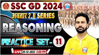 SSC GD Reasoning  SSC GD 2024 Reasoning Practice Set 11 Reasoning PYQs By Rahul Sir [upl. by Aicerg]