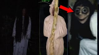 7 PENAMPAKAN POCONG KUNTILANAK MENGEJAR PALING SERAM DUNIA  PENAMPAKAN HANTU TERSERAM DAN TERJELAS [upl. by Patin]