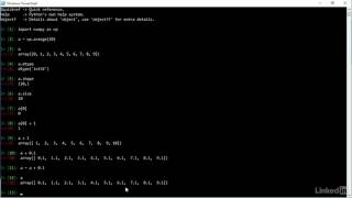 Tutoriel Python  Définir des array dans NumPy  video2braincom [upl. by Kerman413]