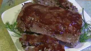 Homemade Meatloaf [upl. by Ativoj]