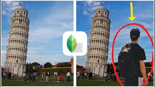 How to ADD YOURSELF to any PHOTO Snapseed Editing Tips amp Tricks 2023 [upl. by Clite755]